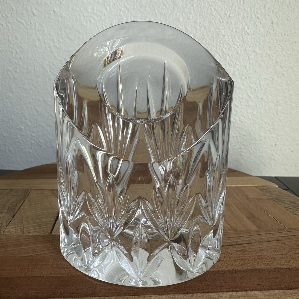 Marquis by Waterford Crystal Desk Clock Base Only 4.5 Inch Replacement Part READ